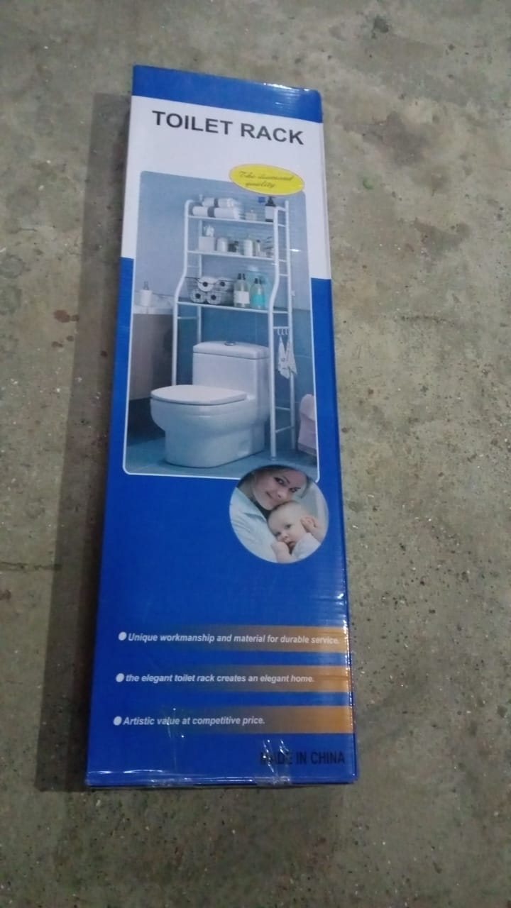 Multi-Layer The Toilet Storage Rack Metal | Bathroom Shelf Space Saving Organizer for Laundry Room Wash Basin Floor Stand Multi-Layer The Toilet Storage Rack Metal | Bathroom Shelf Space Saving Organizer for Laundry Room Wash Basin Floor Stand